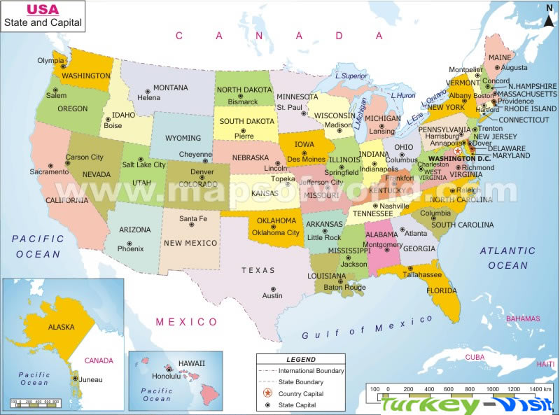 carte du usa