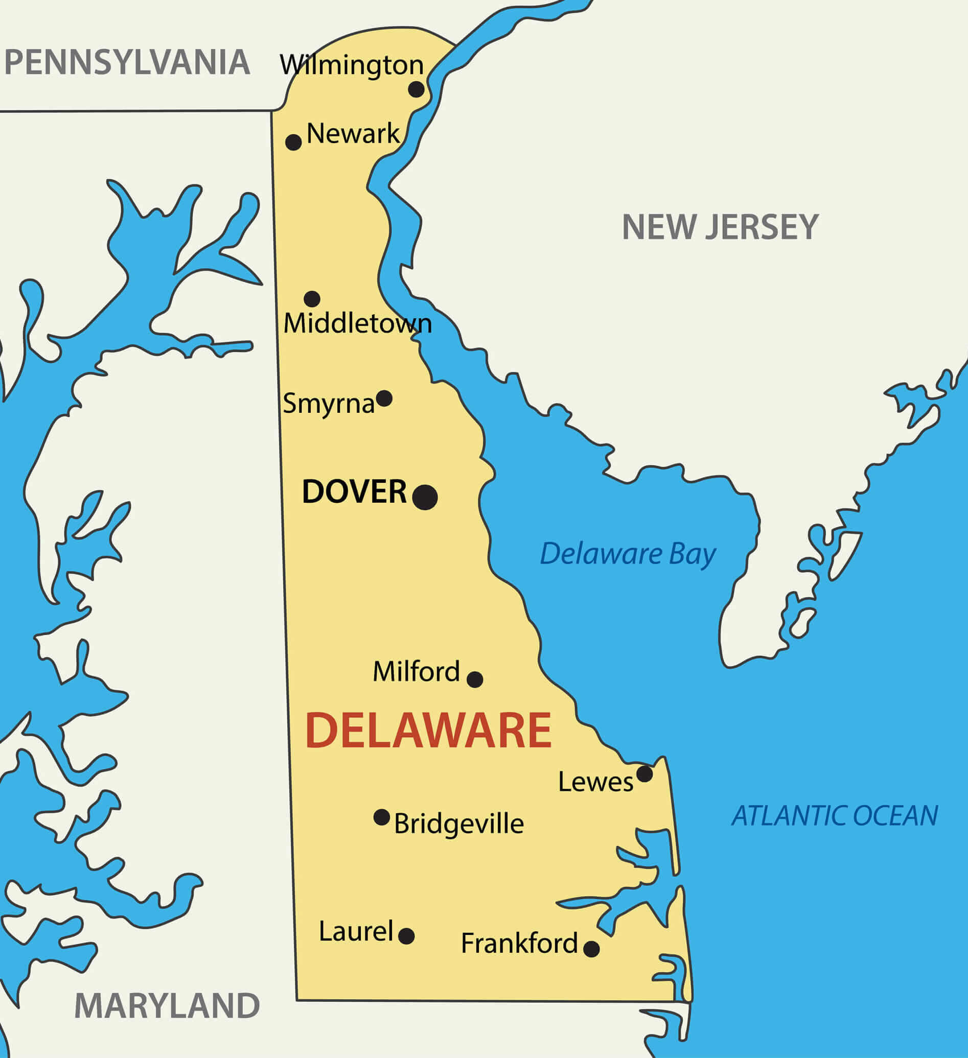 Delaware Carte
