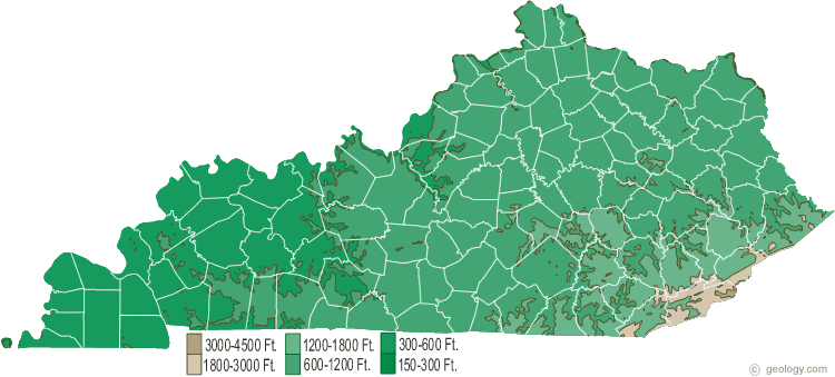 kentucky land carte