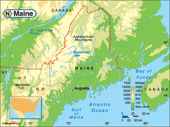 maine carte usa