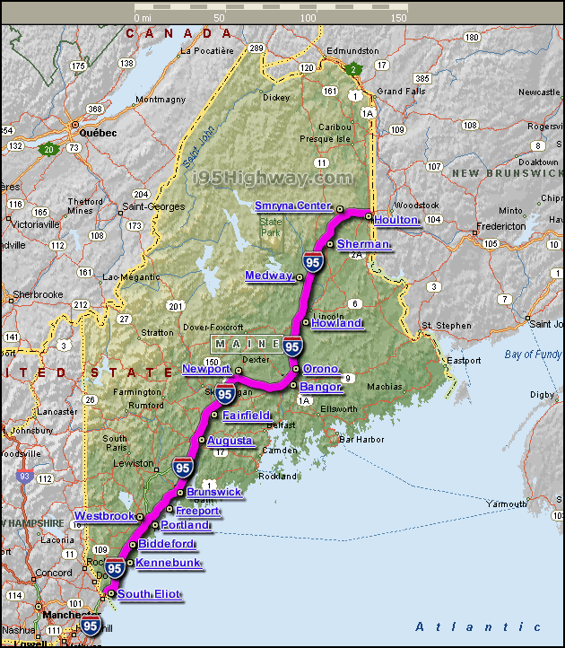 maine carte interetat 95