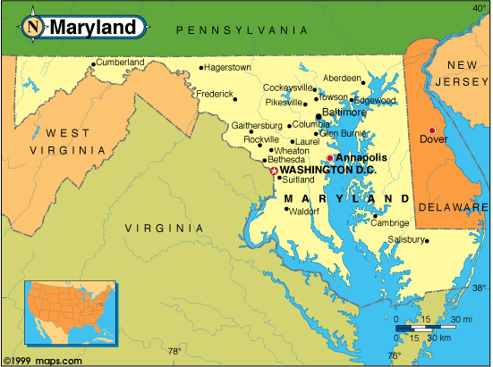 maryland carte usa