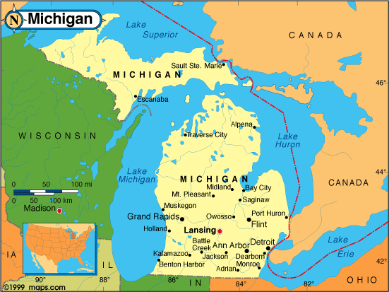 michigan carte usa