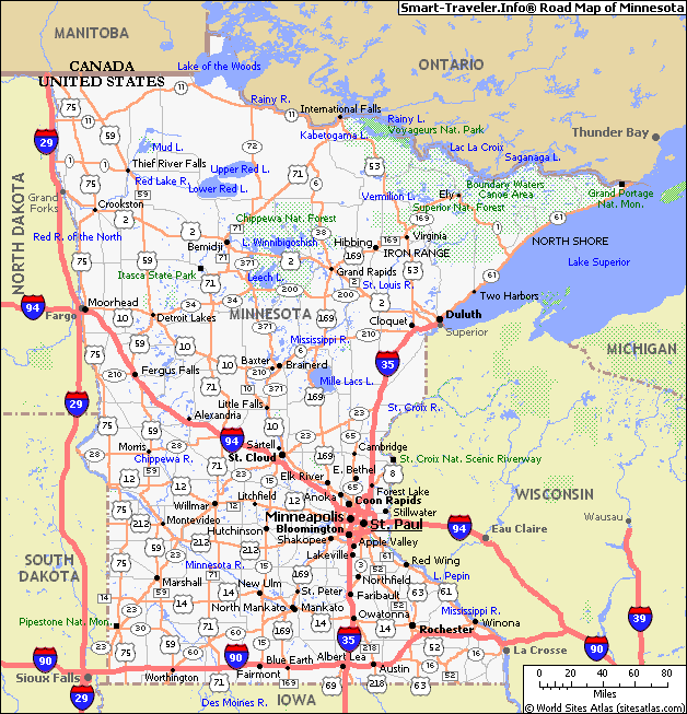 carte du minnesota minneapolis