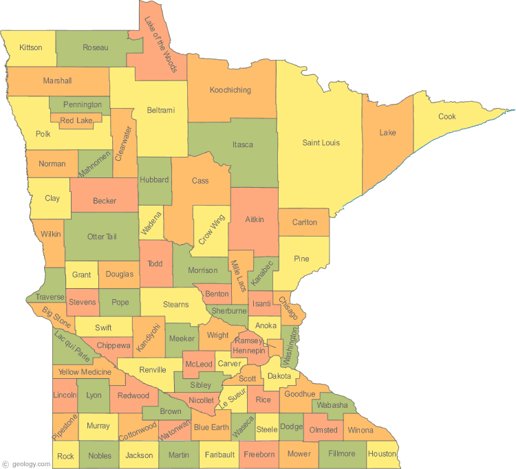 minnesota comte carte