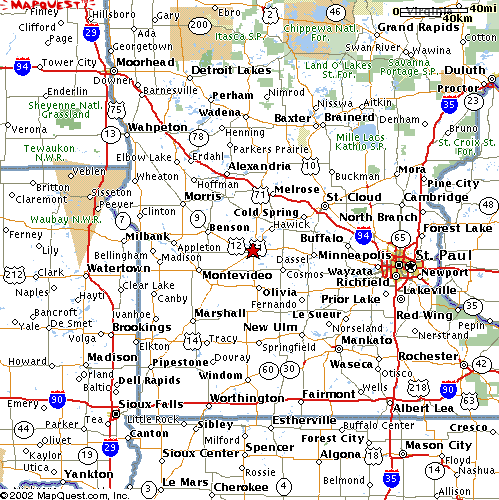 minnesota itineraire carte