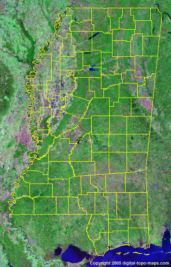 mississippi satellite images