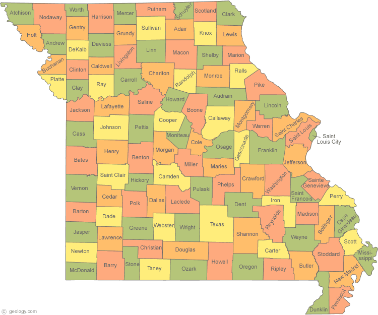 missouri comte carte