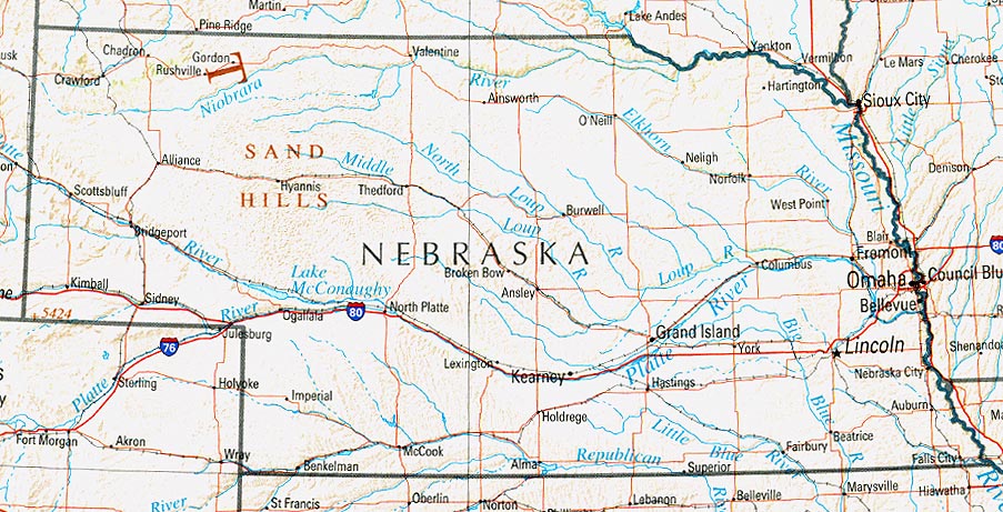 nebraska reference carte