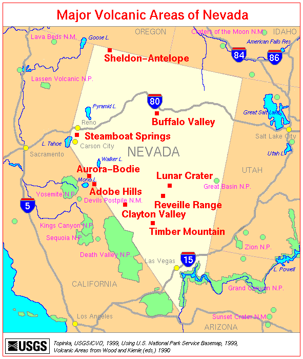 carte nevada volcanics