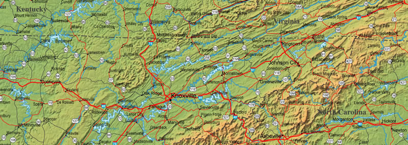 carte du tennessee