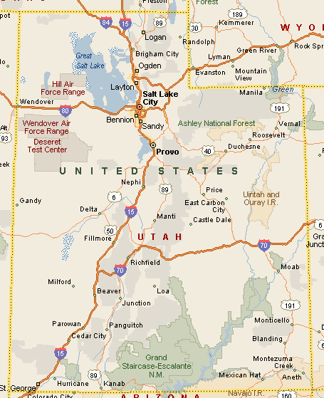 Utah route plan