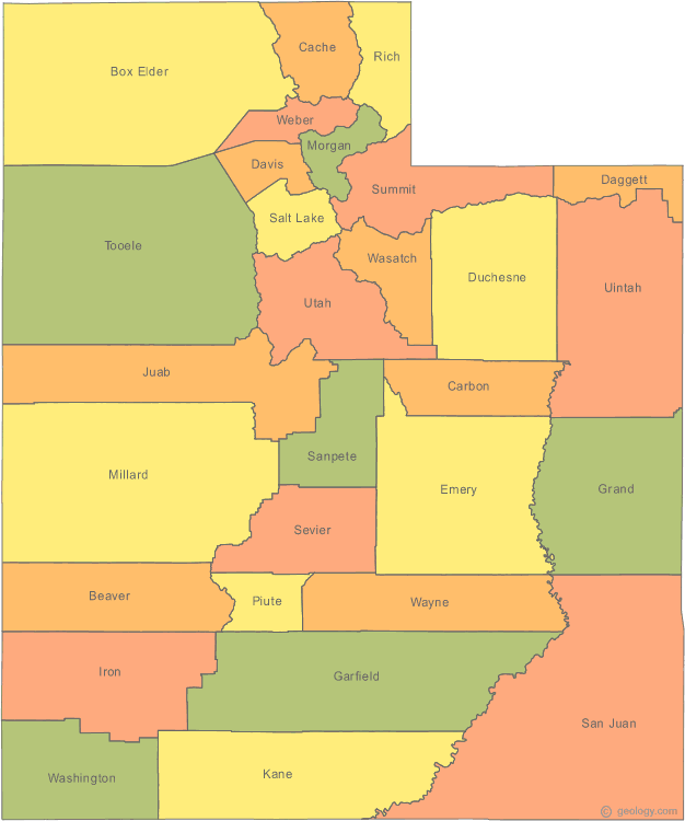 carte de utah