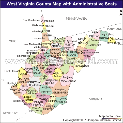 west virginia comte seat carte