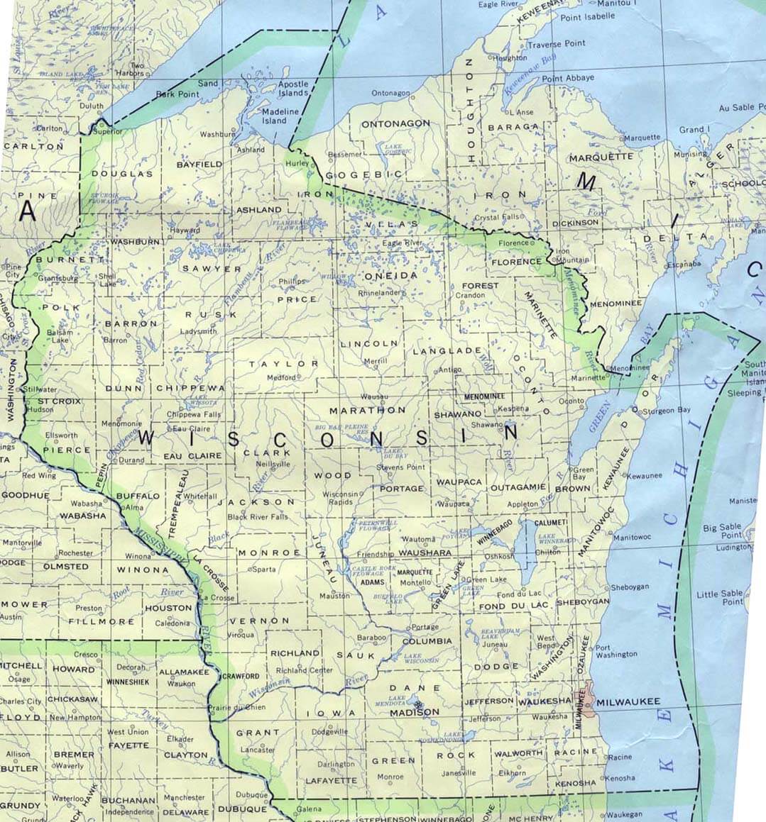 wisconsin atlas carte