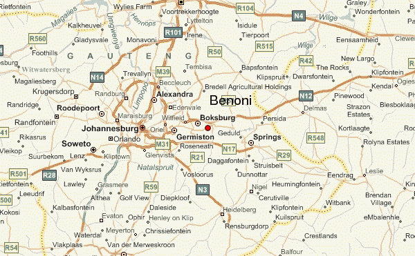 Benoni regions plan
