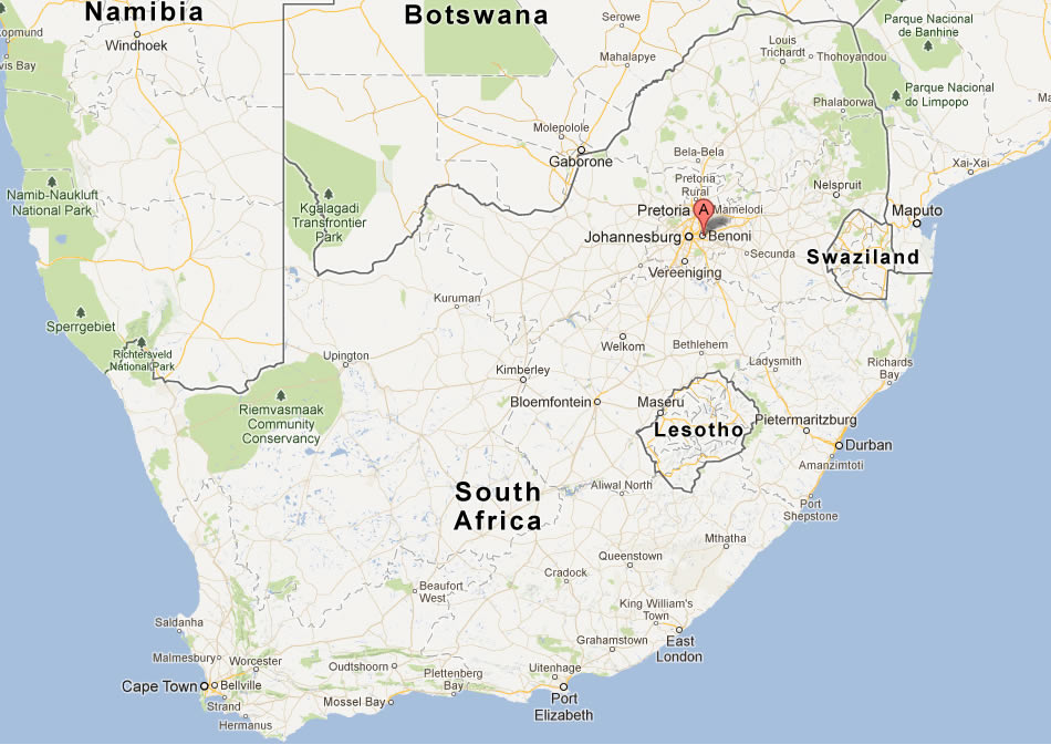 plan de Benon sud afrique