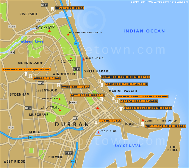 durban zones plan