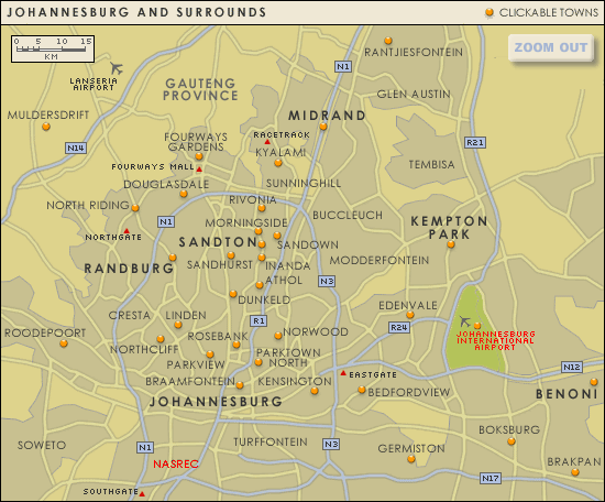 Johannesburg zone plan