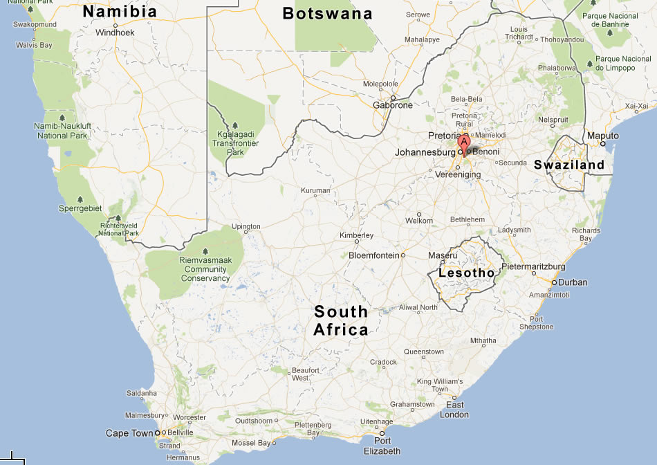 plan de Katlehong sud afrique