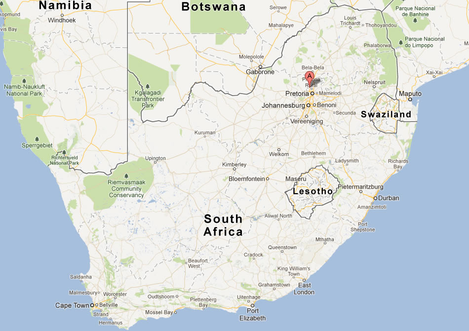 plan de Mabopane sud afrique