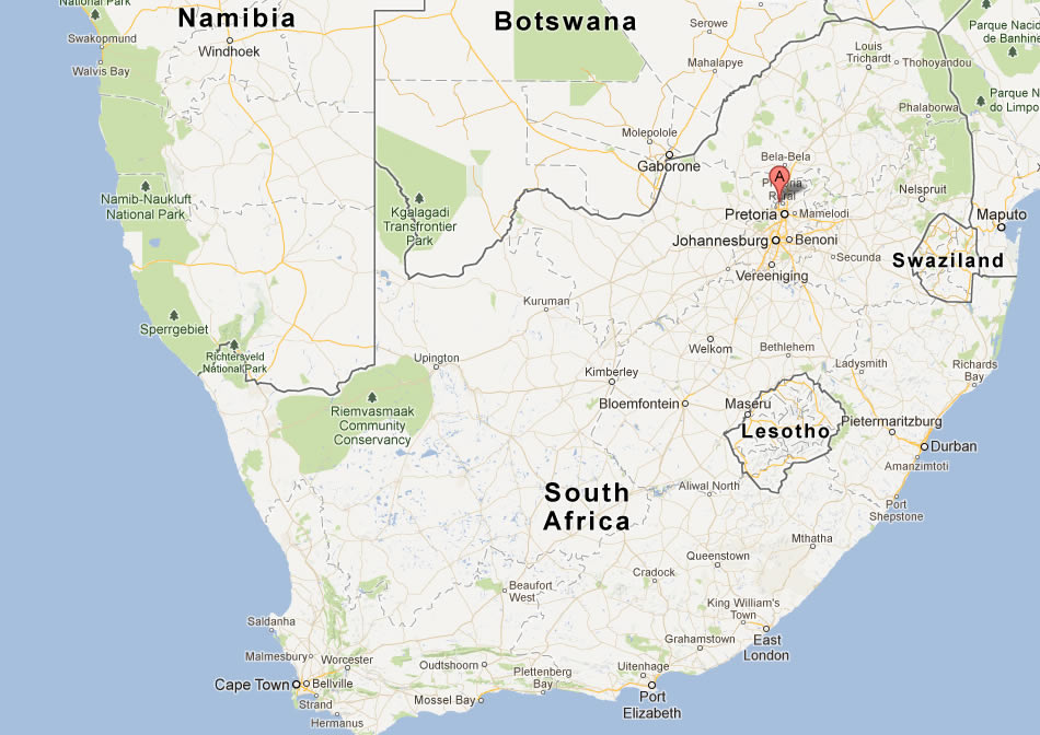 plan de Soshanguve sud afrique