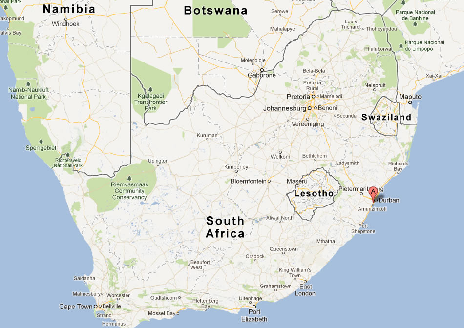 plan de Umlazi sud afrique