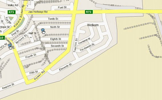 Welkom Street plan