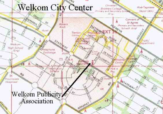 Welkom ville centre plan