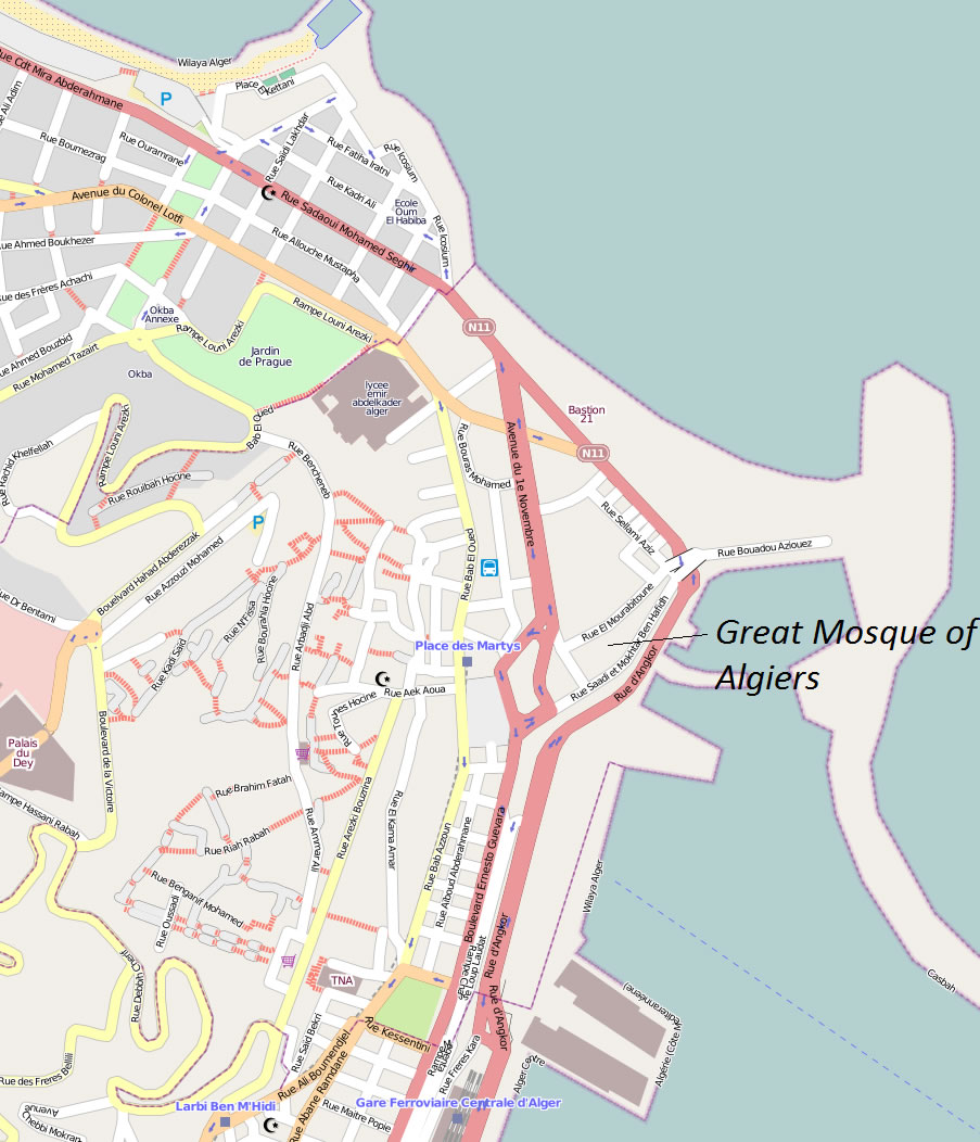 centre ville plan alger