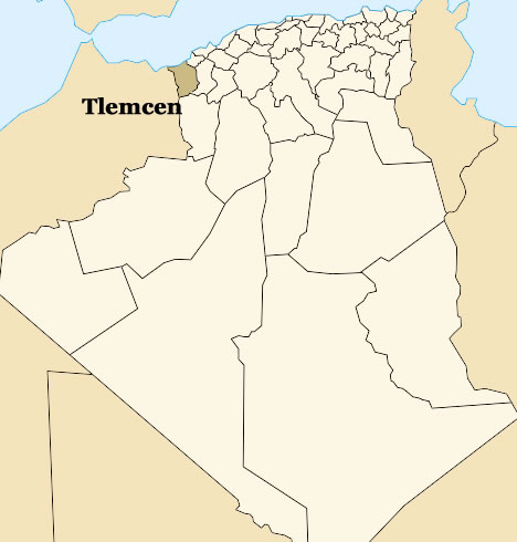 ou est tlemcen en algerie