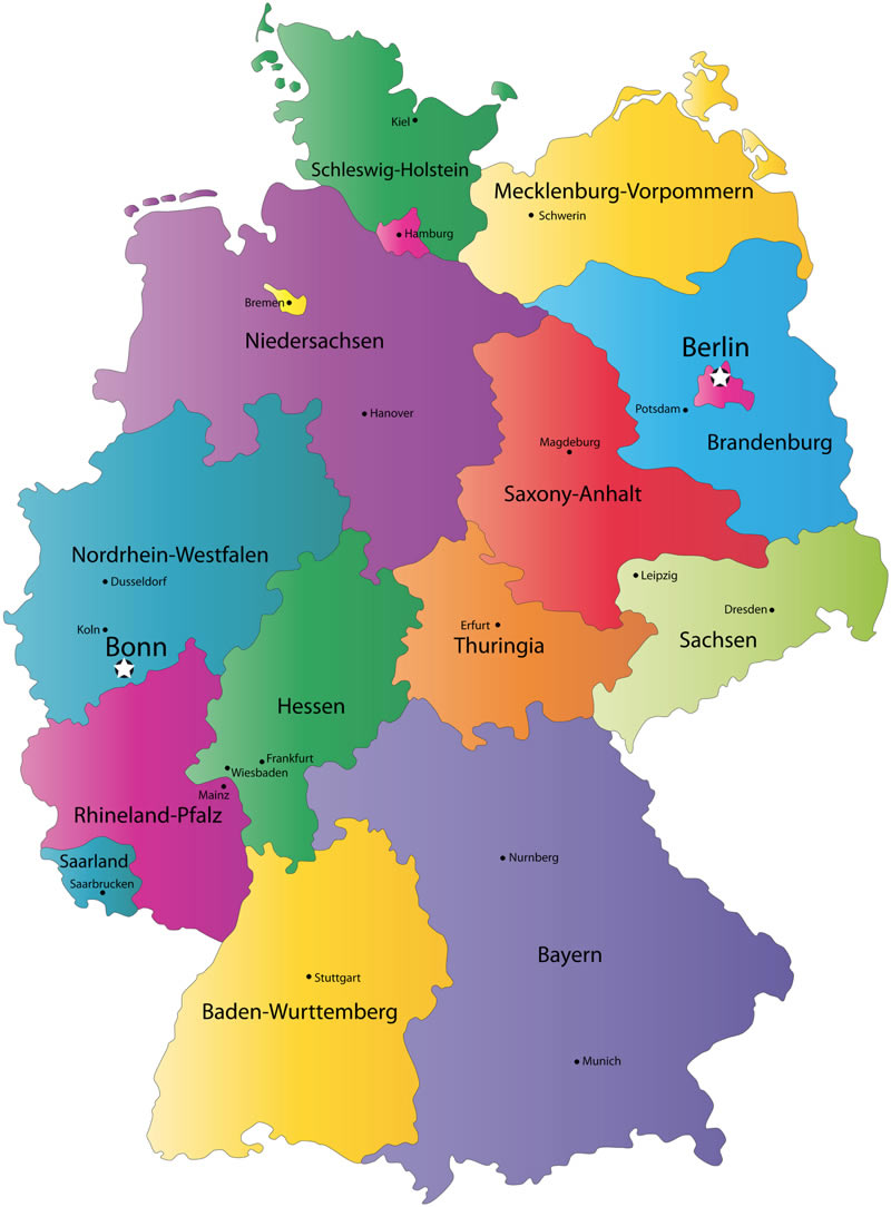 allemagne carte