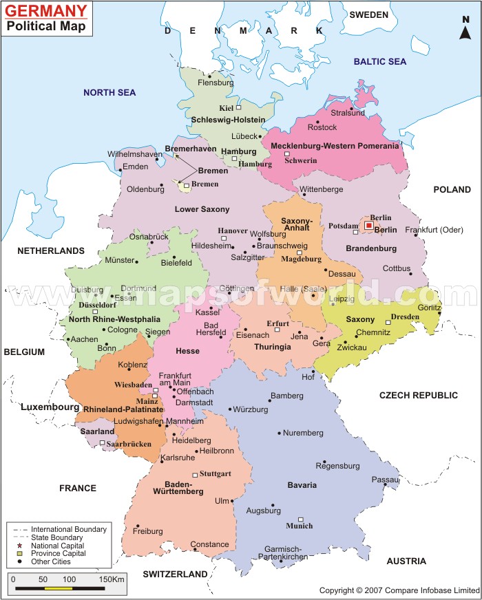 allemagne carte