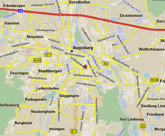 Augsburg zone plan