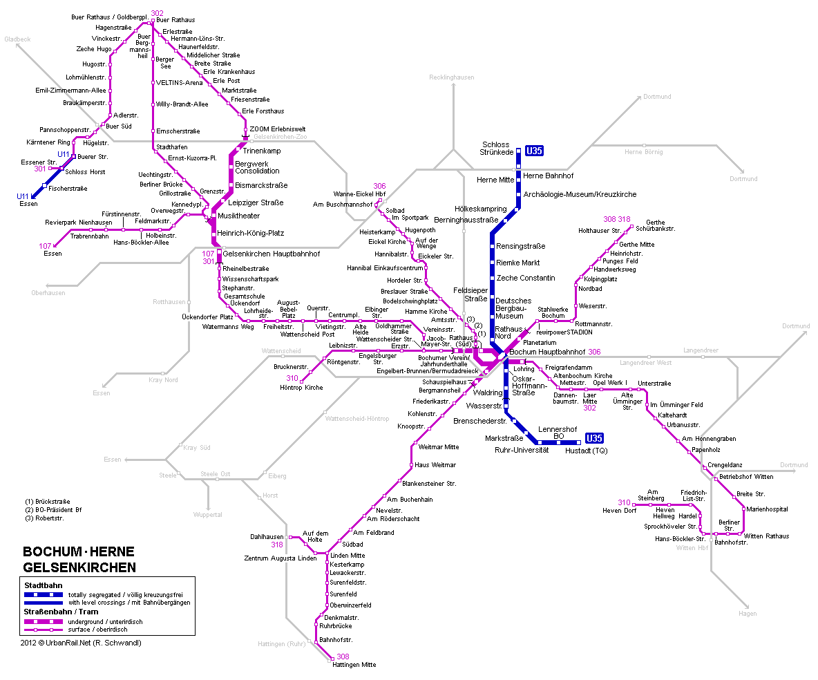 bochum metro plan
