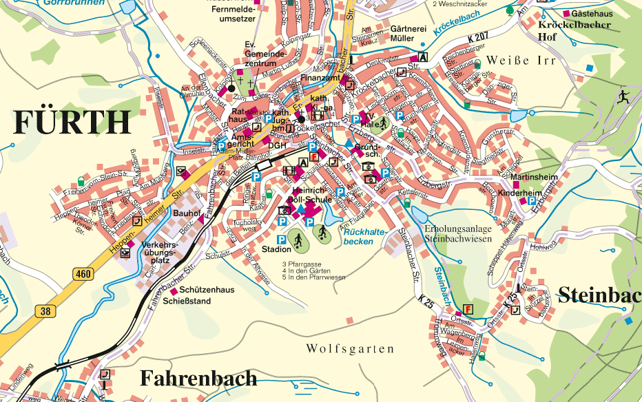 Fürth ville plan