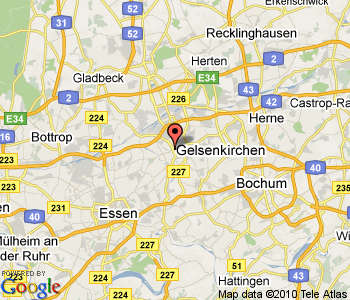 Gelsenkirchen itineraire plan