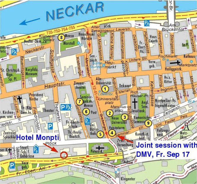 Heidelberg ville plan