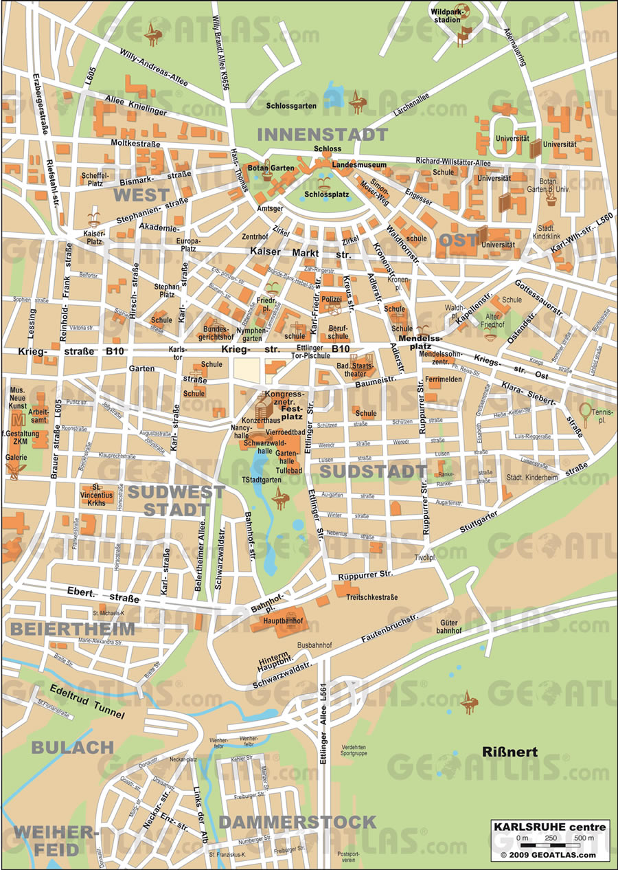 Karlsruhe centre plan