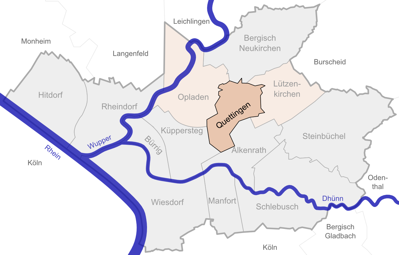 Leverkusen quartiers plan