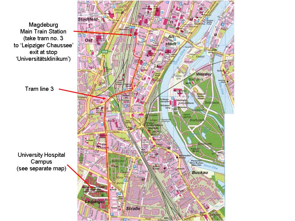 Magdeburg street plan