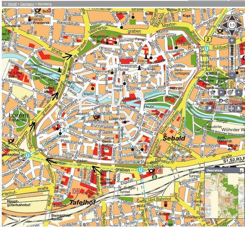 nurnberg hotels plan