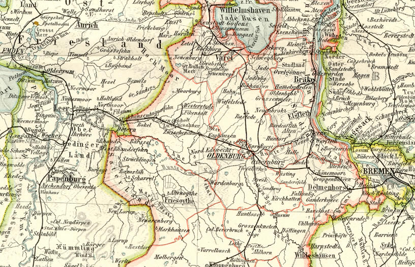 Oldenburg historique plan