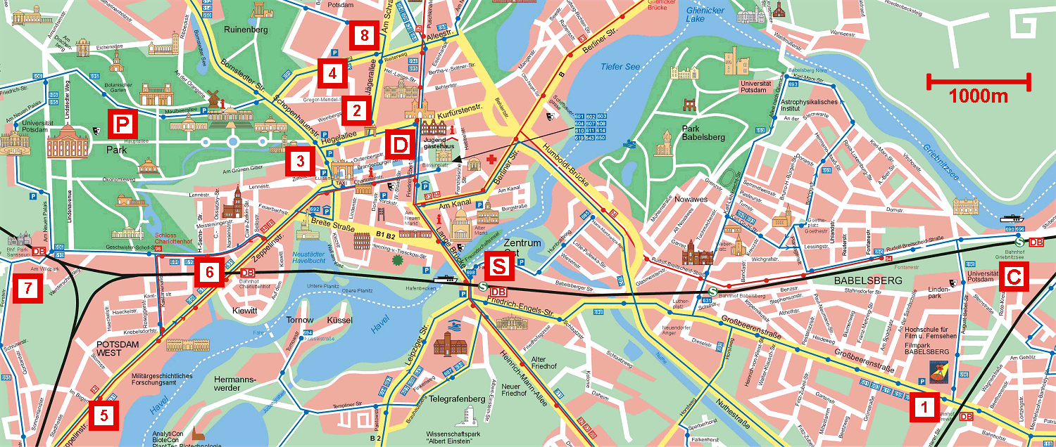 Potsdam ville plan