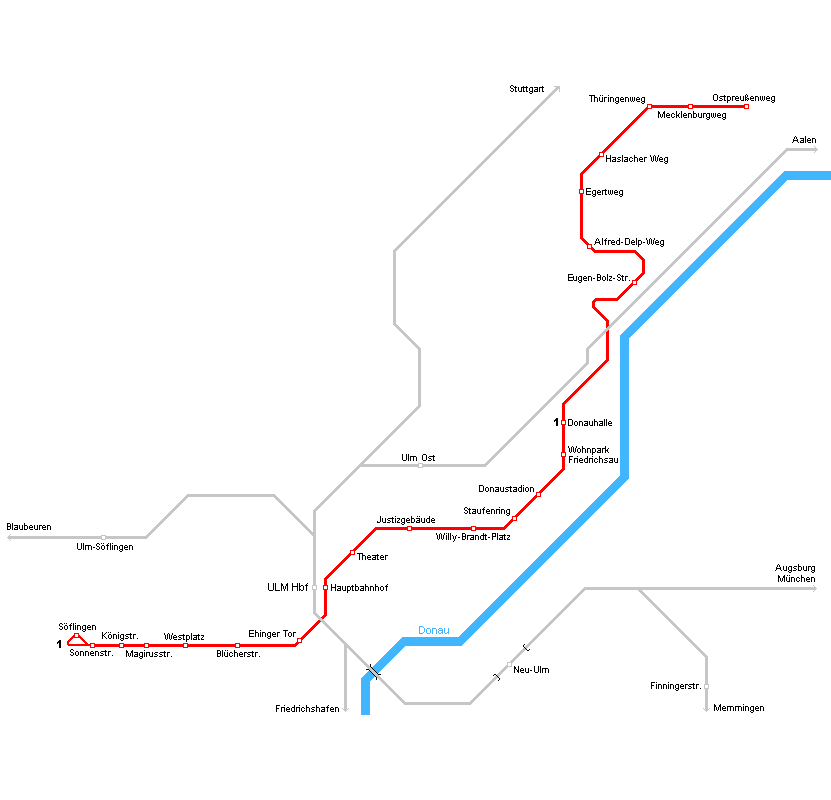 ulm metro plan