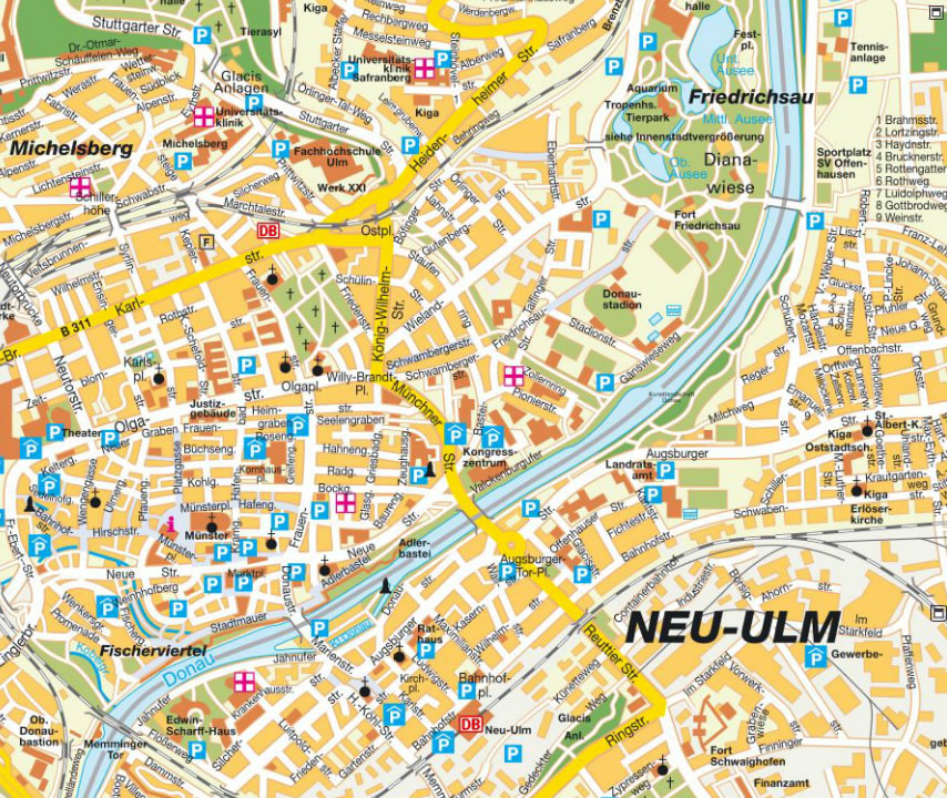 ulm ville centre plan