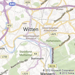 Witten itineraire plan