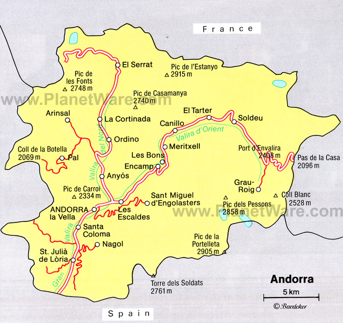 andorre carte