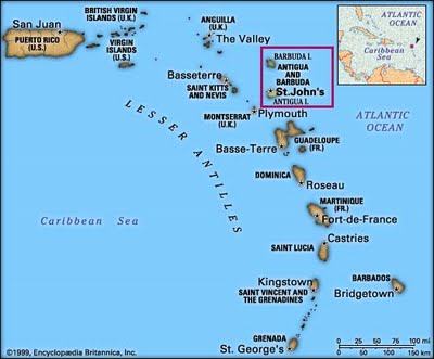 antigua barbuda carte