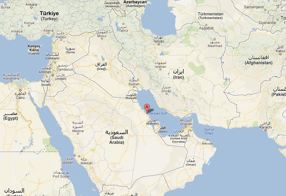 plan de Al Jubayl Arabie Saoudite